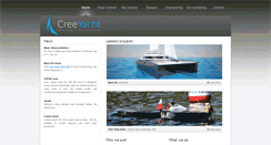 Desktop Screenshot of creeyacht.pl